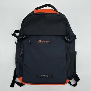 Timbuk2 Backpack Bag Laptop Sleeve Padded Back Buckle Clips Blue Black Cerevel